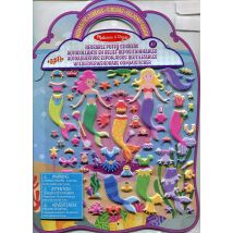 Livret D'Autocollants Reliefs Repositionnables Sirènes - Melissa & Doug
