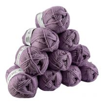 Pelote De Laine - Lilas - 50% Laine Mérinos 50% Acrylique - Bergère De France - Image - Bergere de France
