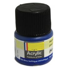 Bleu Baltique Métallique Acrylique 12ml - Heller