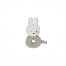 Hochet Anneau Miffy Avec Grelot - Fluffy Vert - 16cm - Pioupiou et Merveilles