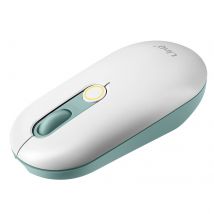 Souris Bluetooth Linq + Dongle Usb, Blanc