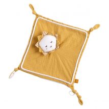Doudou Mouchoir Soleil En Coton Blanc - Sauthon