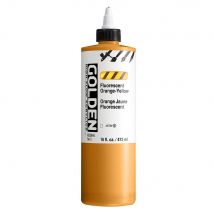 Golden 473 Ml High Flow Orange-jaune Fluorescent - S5 - Golden