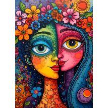 Puzzle 1500 Pièces - Duo Coloré - Alipson Puzzle