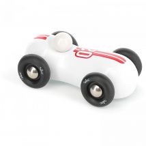 Petite Voiture En Bois Streamline Blanc - Vilac