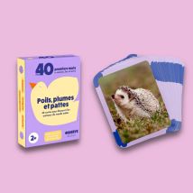 Mes 40 Premiers Mots: Animaux - ObserveMontessori