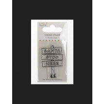Tampon Transparent le Père Noël Est Ici Simply Creative - Simply creative