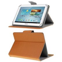 Etui Tablette 10.1 Pouces Universel Rabat Magnétique Protection Intégral Marron Yonis - Yonis