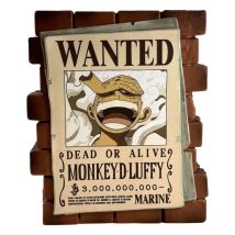 One Piece - Tirelire Luffy Wanted - Plastoy