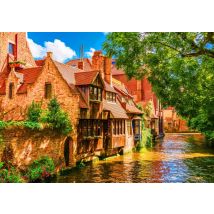 Puzzle 1500 Pièces - Bruges Old Town, Belgium - Bluebird Puzzle