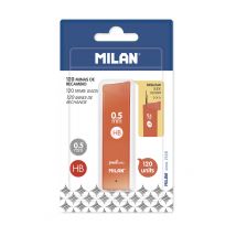 Blister Petite Boîte De 120 Mines Graphite 0,5 Mm Hb - Milan