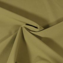 Tissu Coupe-vent Uni Vert Kaki - Craftine
