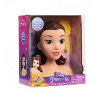 Tête À Coiffer Belle 14 Cm Avec Brosse - Disney Princesse - Coiffure Poupée - DISNEY PRINCESS