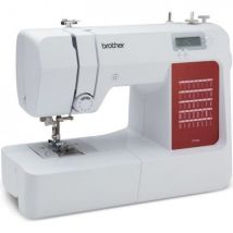 Machine A Coudre Brother - Cs10s - Électronique - 40 Points De Couture - Systeme D'Enfile-aiguille - Ecran Lcd - Blanche - Brother
