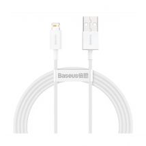 Baseus Câble De Charge Et Transfert Usb-lightning Rapide 2,4a 1,5m Rapide Blanc