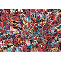 Puzzle Impossible Spiderman 1000 Piéces - Collection Super Héros Dc Spider-man - Clementoni 39657 - Clementoni