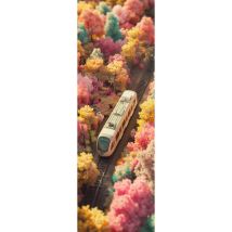 Tableau Sur Toile Train Automnal 30x97 Cm - Ceanothe