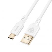 Inkax Câble Usb Vers Usb C Recharge Et Synchronisation Rapide Blanc