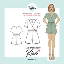 Patron Craftine Combi-short Kiwi - Format Papier