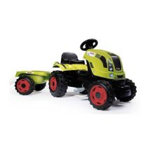Tracteur À Pédales Farmer Xl + Remorque - Smoby - Smoby