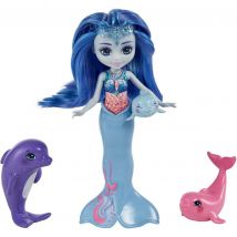 Enchantimals Royale Ocean Poupee Dorinda Dolphin + Dauphin Happy Tipper Splasher - Famille De Dorinda Dauphin - Mattel - Hcf72