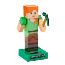 Figurine - Minecraft - Alex - Jeu Vidéo - Pixel - Décoration - Idées Cadeaux - Puckator