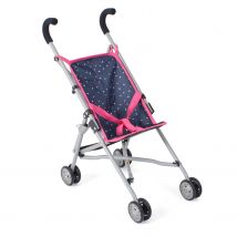 Mini-buggy Roma Rose Bleu Marine Avec Pois - Bayer Chic 2000