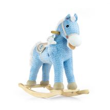 Cheval À Bascule Poney Bleu - Milly Mally