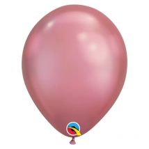 25 Ballons Mauve Chrome - QUALATEX