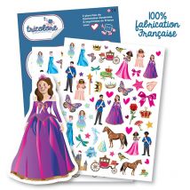 Gommettes - Princesses - Princes - Fées - 128 Pièces - Tricotez-moi