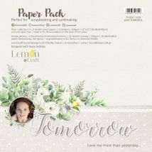 6 Papiers Scrapbooking 30.5 X 30.5 Cm Lemoncraft Tomorrow - LEMONCRAFT