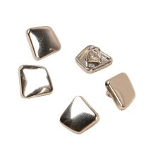 Lot De 6 Boutons Rectangle À Queue Alliage 12mm Argent - MyMercerie