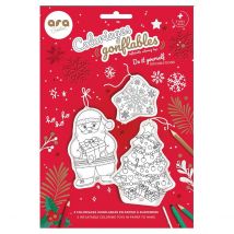 Noel 3 Coloriages Gonflables A Suspendre - Ara-Creative