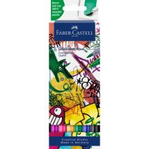 6 Feutres - Dessin - Faber-castell - Goldfaber Aqua - Double Pointe - Graffiti - Faber Castell
