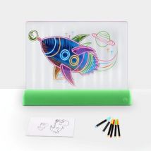 Tablette Graphique Led Enfant Peinture 3d Fluorescente Éducative Cadeau Magique Yonis - Yonis