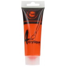 Peinture Acrylique Mate Orange Tube 75 Ml - Megacrea DIY
