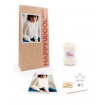 Kit Crochet Pull Laine Fallon Ecru 46/48 - Phildar