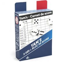 Jeu De Yam's : 5 Des + Bloc De Score - Jeu De Voyage Traditionnel - Ducale - Ducale