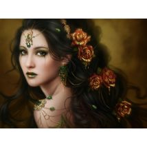 Puzzle 2000 Pièces - Golden Rose - Grafika