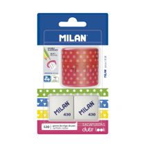Blister Taille Crayons Duet Look Rose + 2 Gommes 430 - Milan