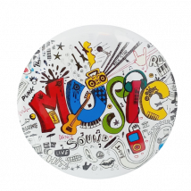 Badge Music Pour Cartable - Bon chic Bon dos - BCBD