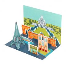 Carte Postale Diorama De Paris - No Name