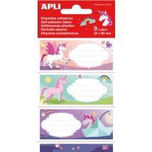 Poch 9 Et Scolaires Licornes 81x36mm - Apli