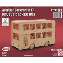 Maquette En Bois Bus Anglais À 2 Étages - Quay