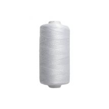 Bobine De Fil Pas Cher Tous Tissus 500 M Blanc 1001 Blanc Vendu Au Mètre - Distrifil