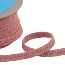 Double Cordon Fils 10mm Vieux Rose Au Mètre - My mercerie