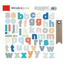 Alphabet Autocollant En Couleurs + 20 Étiquettes Kraft Fanion - Youdoit
