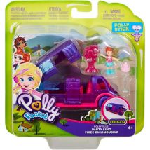 Coffret Polly Pocket Party Lino Virée En Limousine Avec 1 Figurine + Accessoires - Voiture - Mattel - Ggc41 - Poupée - Polly Pocket