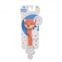 Accroche-tétine bamboo Renard - 13 Cm S/carte - Gipsy Toys