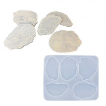 Moule En Silicone 30cm X 25cm - Sous-verres - Jesmonite